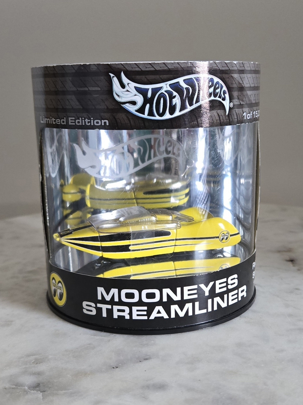 Mooneyes Streamliner Die-Cast Vehicle - Yellow